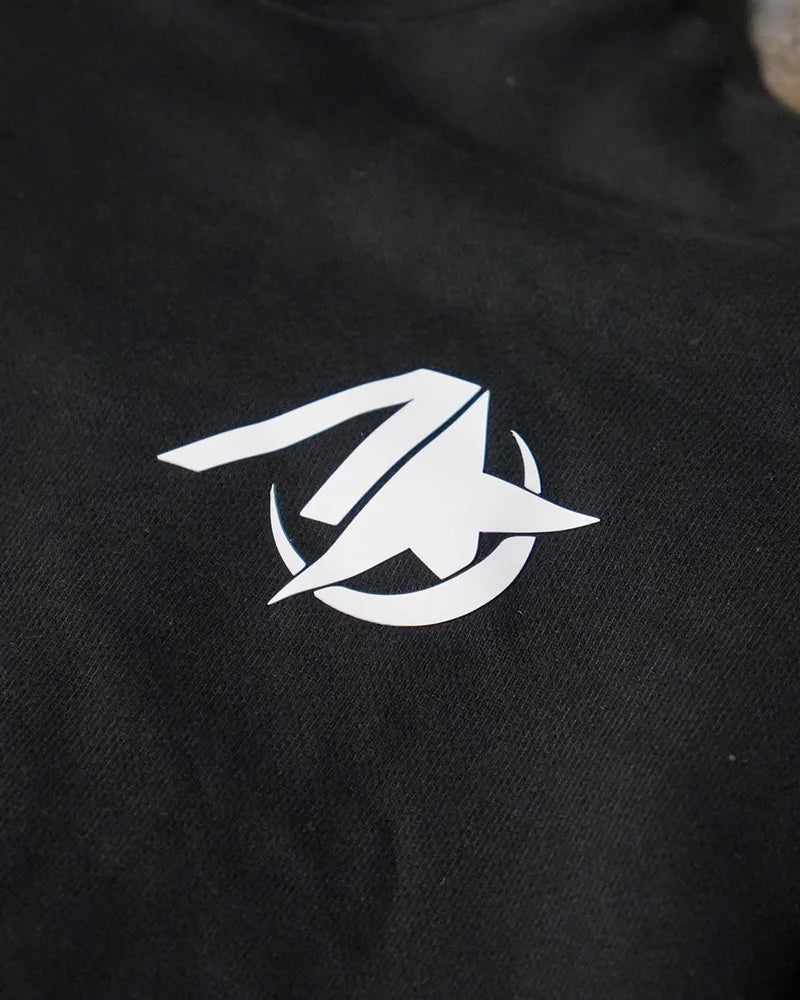 Cropped Oversized Premium Black