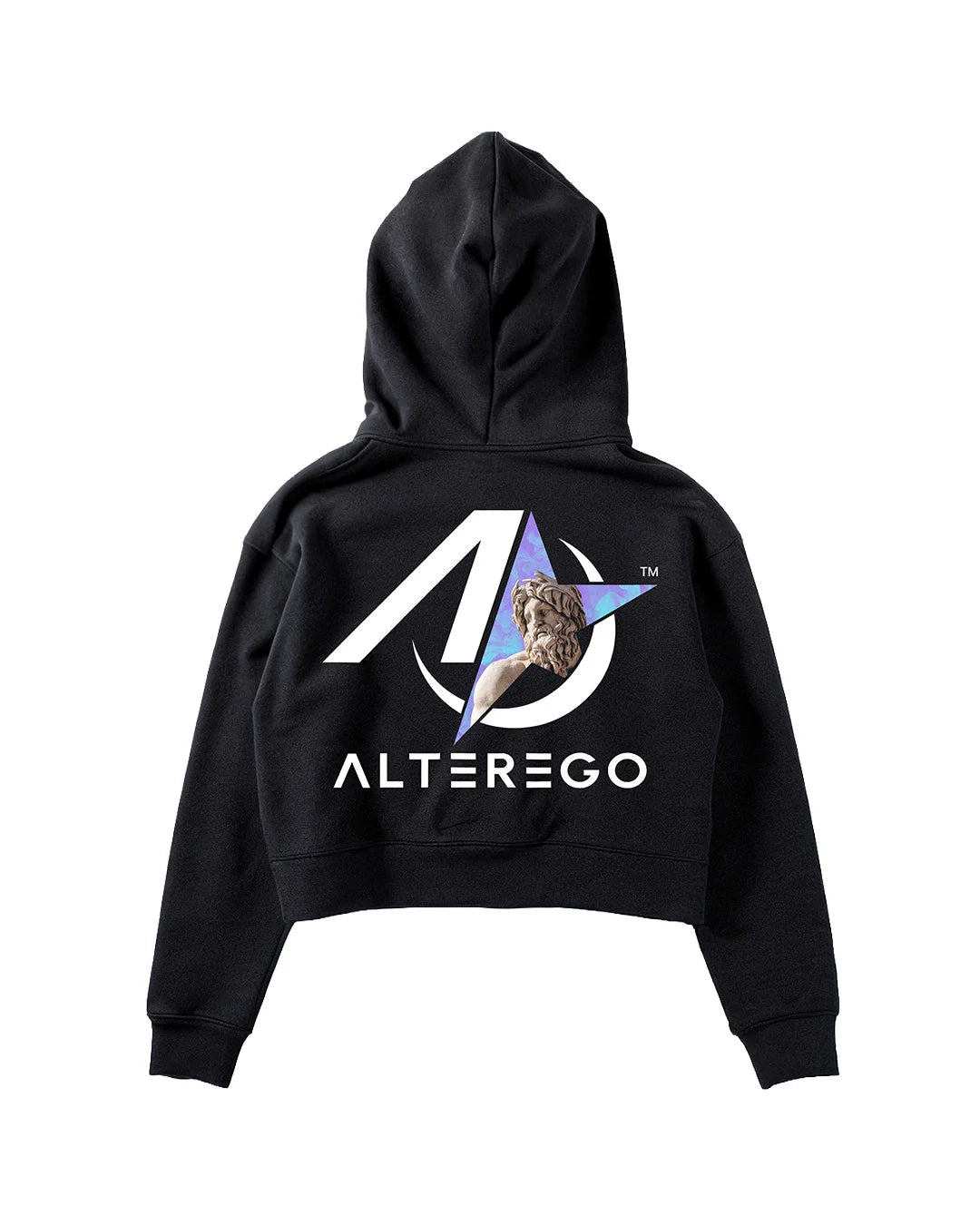 Cropped Oversized Premium Black