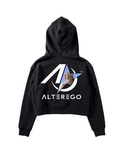 Cropped Oversized Premium Black