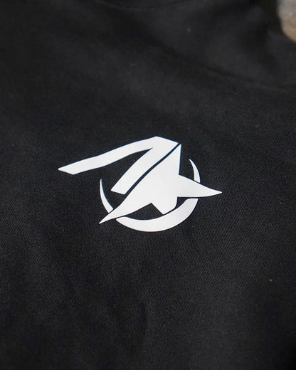 Cropped Oversized Premium Black