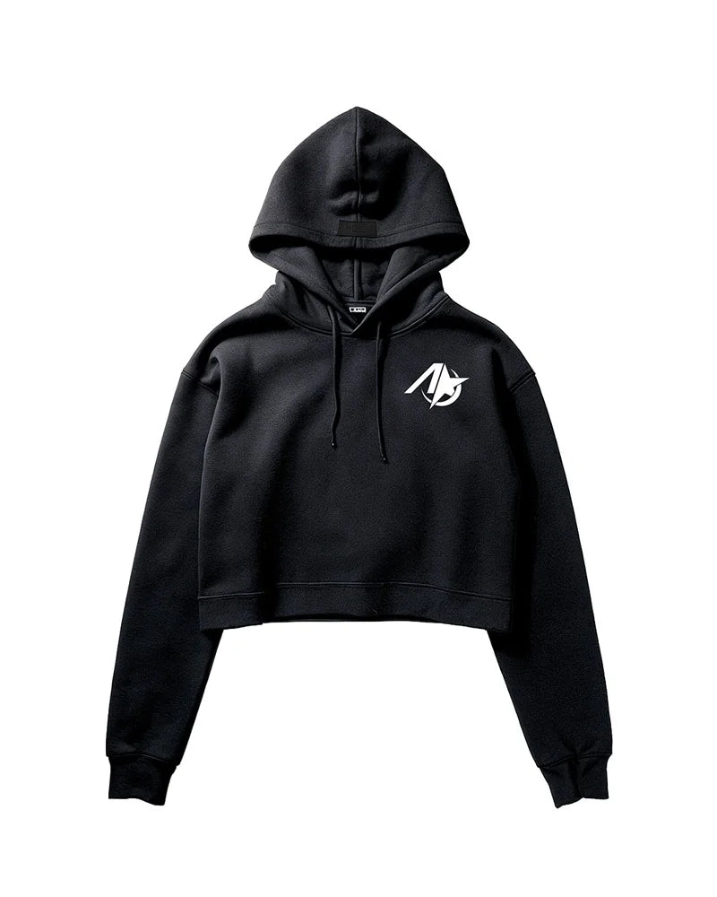 Cropped Oversized Premium Black