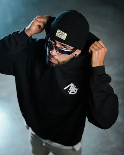 Hoodie Oversized Premium Black