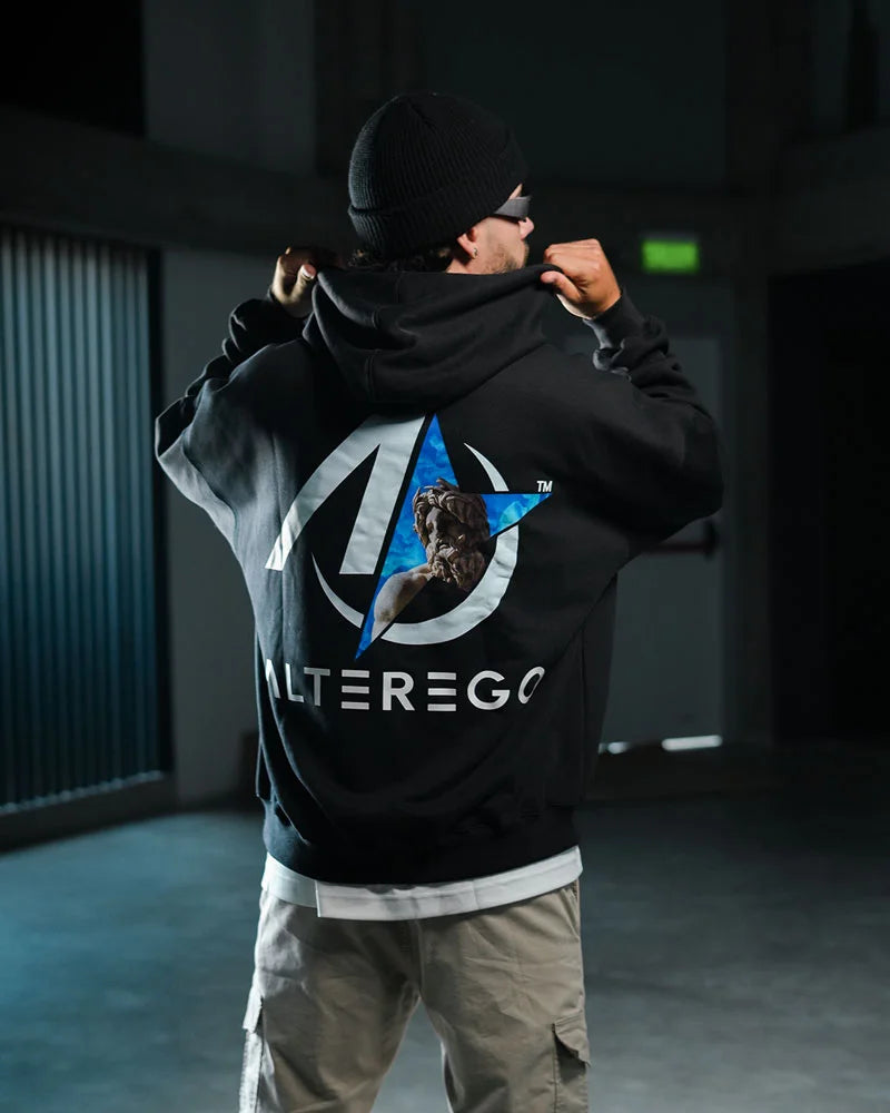 Hoodie Oversized Premium Black