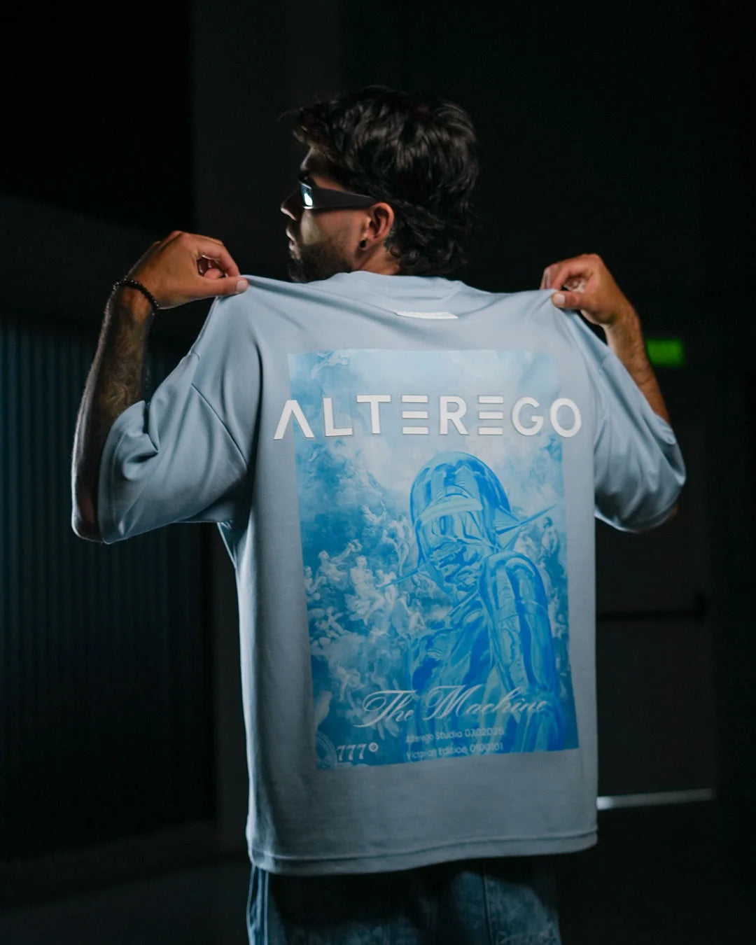 Oversized Premium Blue Machine